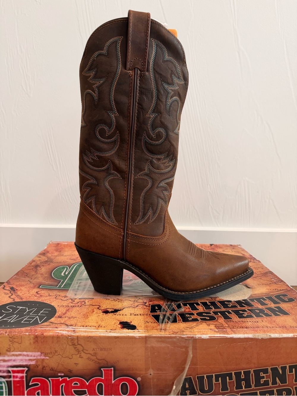 Laredo Access Western Boot - Tan - Ladies   Style#19-51078 Size 6.5M